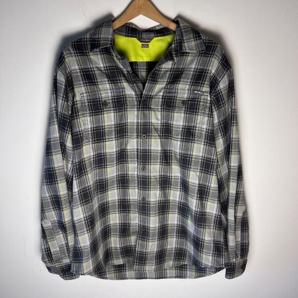 Eddie Bauer Men's Button Down Flannel Shirt - Size Large - Long-Sleeved - Picture 1 of 6